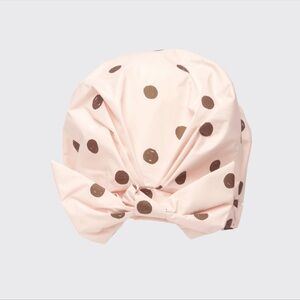 NWT Blush Dot Luxury Shower Cap